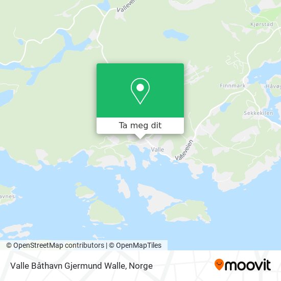 Valle Båthavn Gjermund Walle kart