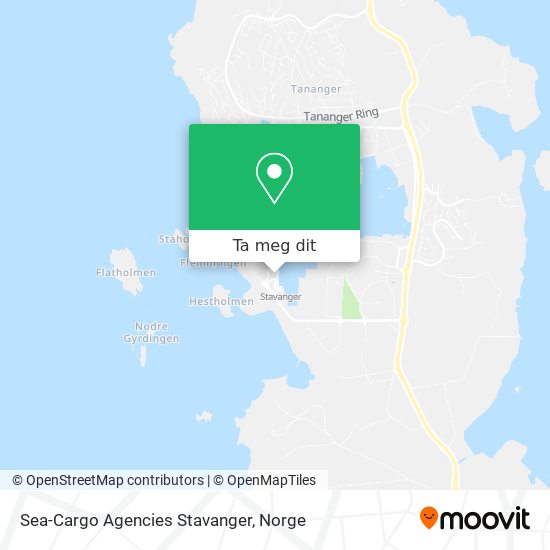 Sea-Cargo Agencies Stavanger kart