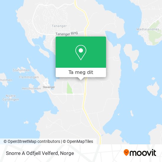 Snorre A Odfjell Velferd kart