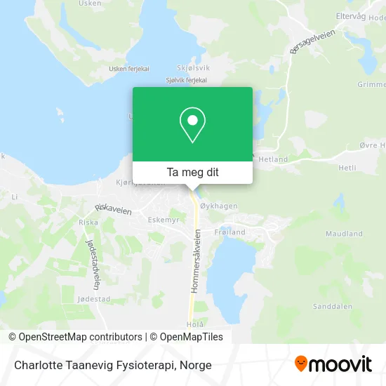 Charlotte Taanevig Fysioterapi kart