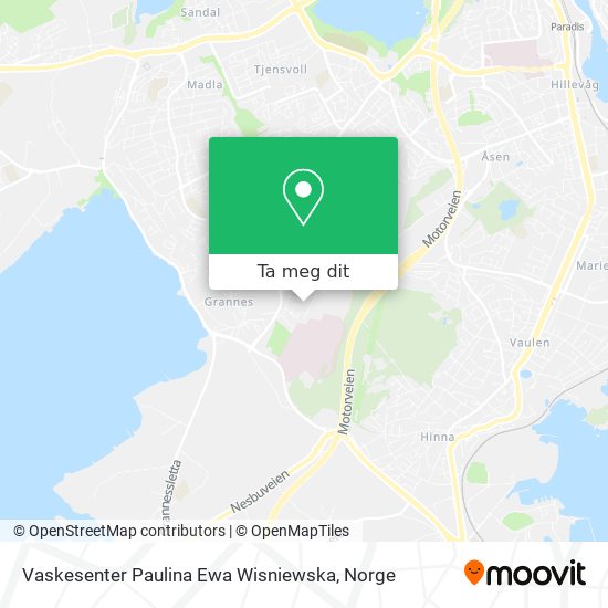 Vaskesenter Paulina Ewa Wisniewska kart