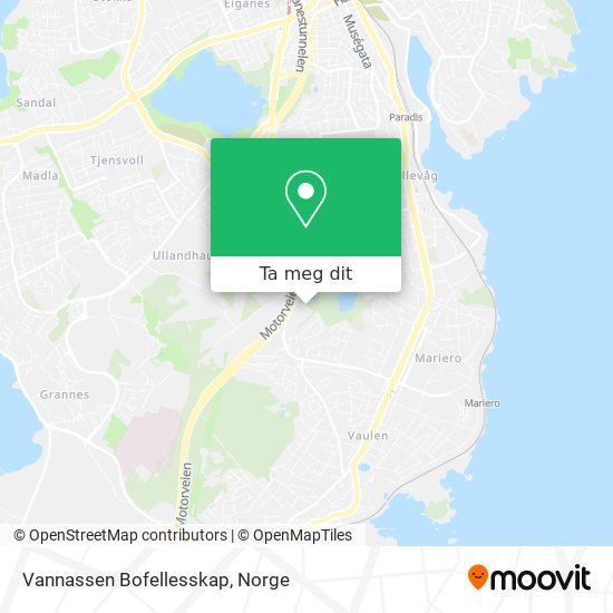Vannassen Bofellesskap kart
