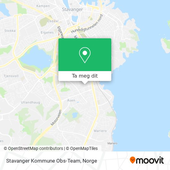 Stavanger Kommune Obs-Team kart
