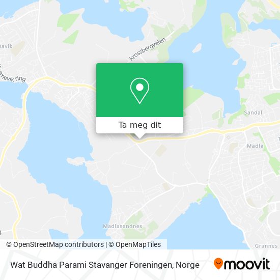 Wat Buddha Parami Stavanger Foreningen kart