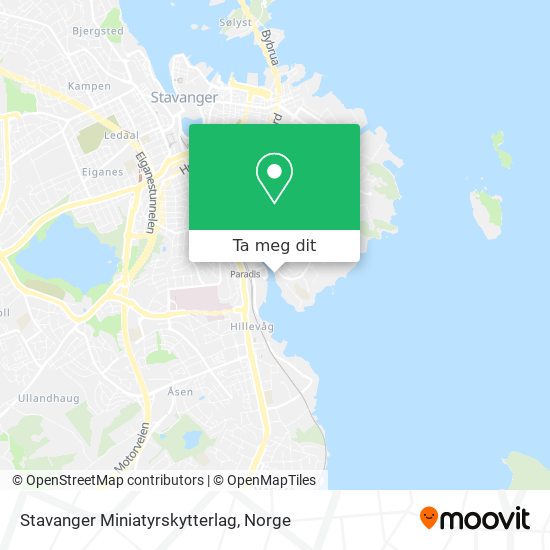 Stavanger Miniatyrskytterlag kart