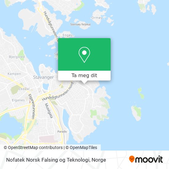 Nofatek Norsk Falsing og Teknologi kart