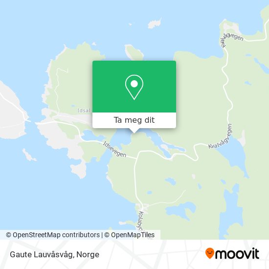 Gaute Lauvåsvåg kart
