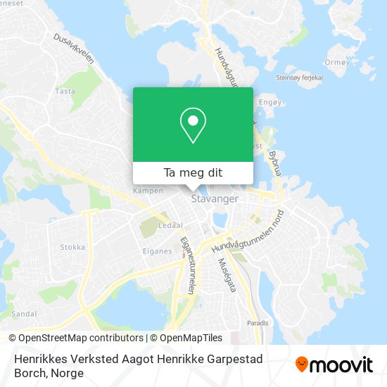Henrikkes Verksted Aagot Henrikke Garpestad Borch kart