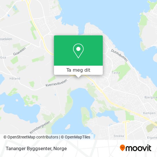 Tananger Byggsenter kart