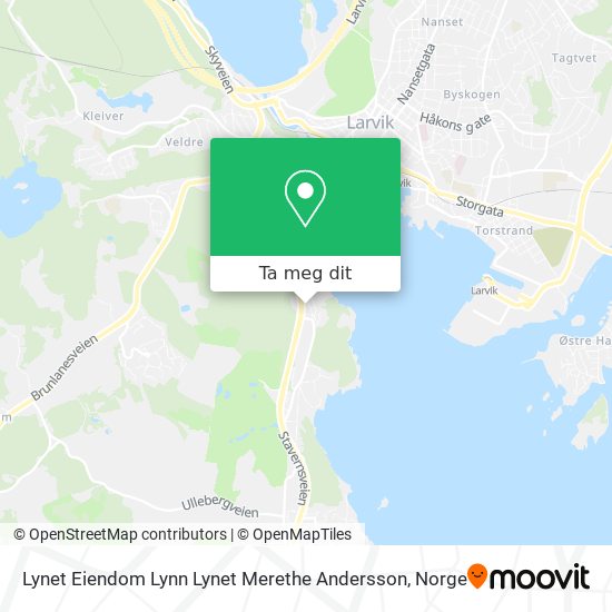 Lynet Eiendom Lynn Lynet Merethe Andersson kart