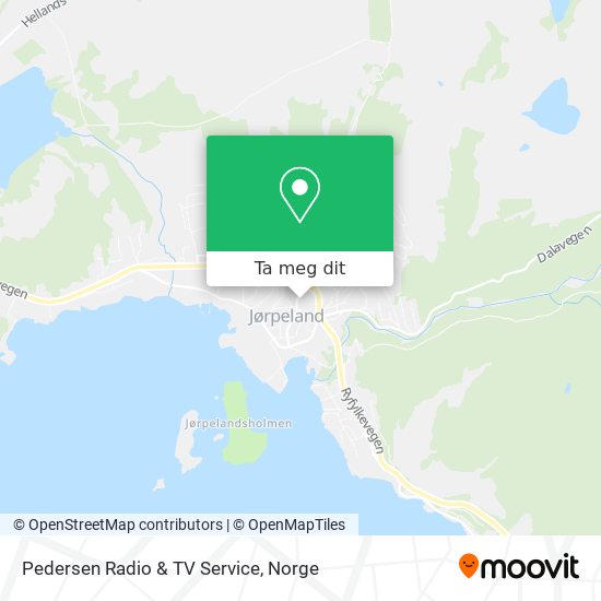 Pedersen Radio & TV Service kart