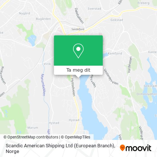 Scandic American Shipping Ltd (European Branch) kart