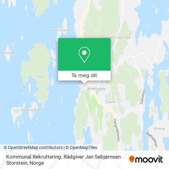 Kommunal Rekruttering. Rådgiver Jan Sebjørnsen Storstein kart