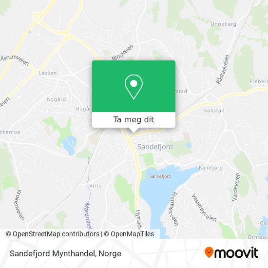 Sandefjord Mynthandel kart