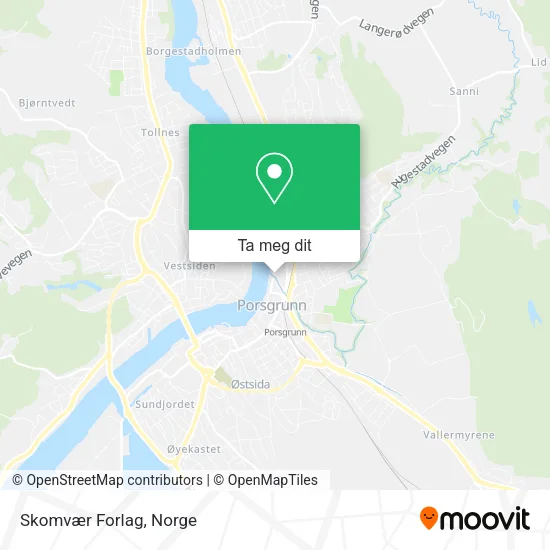 Skomvær Forlag kart