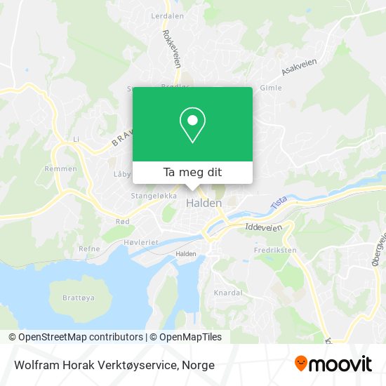 Wolfram Horak Verktøyservice kart