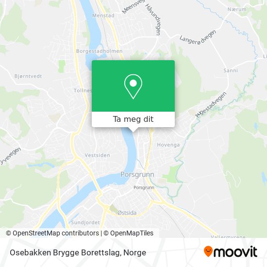 Osebakken Brygge Borettslag kart