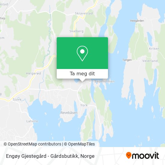 Engøy Gjestegård - Gårdsbutikk kart