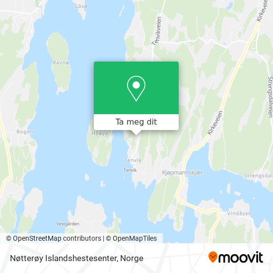 Nøtterøy Islandshestesenter kart