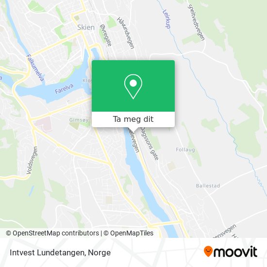 Intvest Lundetangen kart