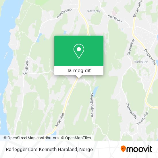 Rørlegger Lars Kenneth Haraland kart