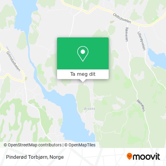 Pinderød Torbjørn kart
