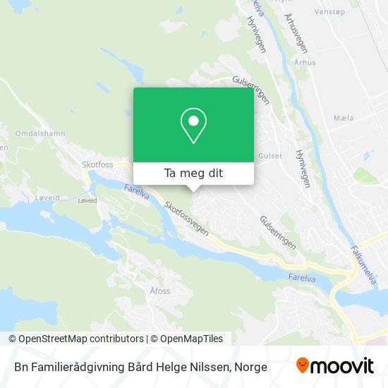 Bn Familierådgivning Bård Helge Nilssen kart