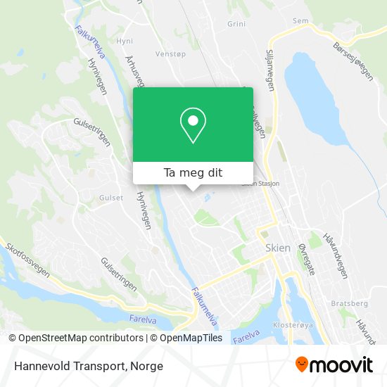 Hannevold Transport kart