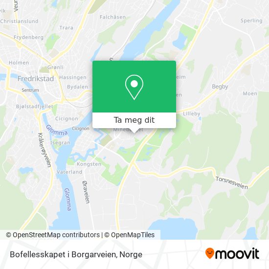 Bofellesskapet i Borgarveien kart