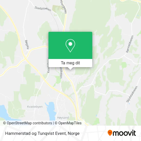 Hammerstad og Tunqvist Event kart