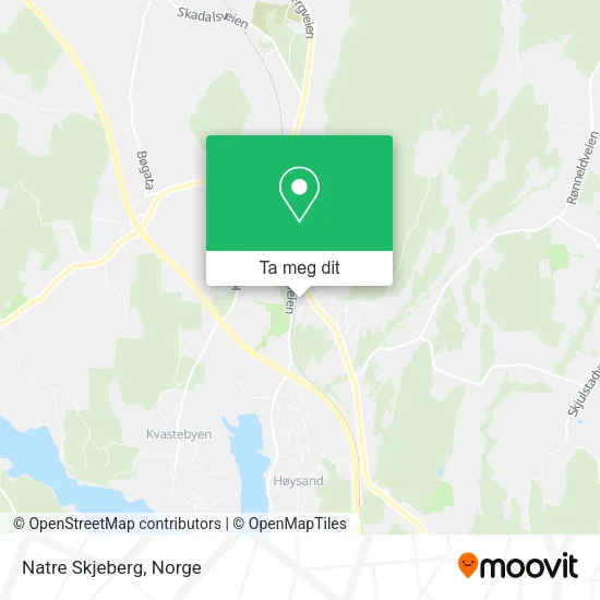 Natre Skjeberg kart