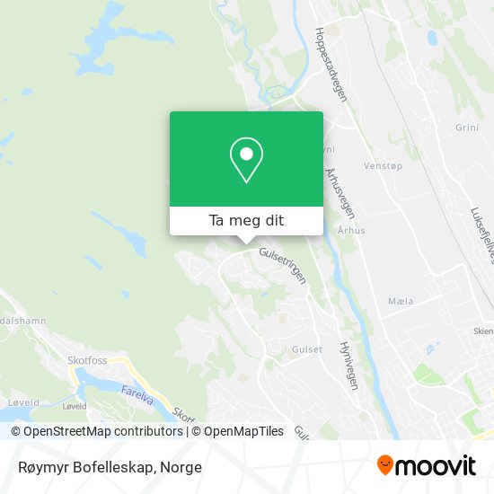 Røymyr Bofelleskap kart