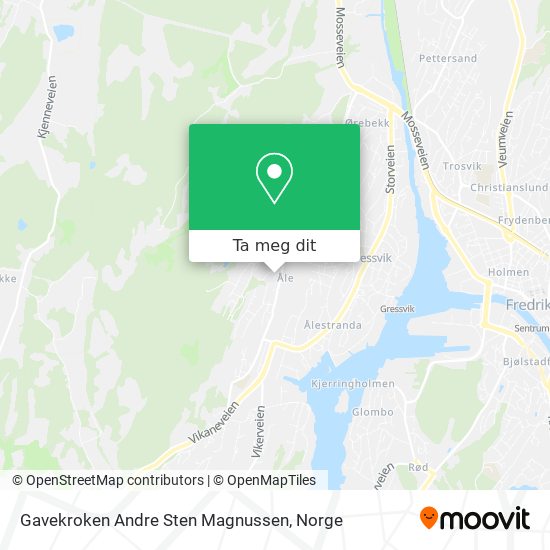 Gavekroken Andre Sten Magnussen kart