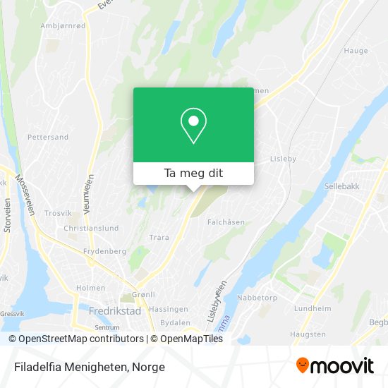 Filadelfia Menigheten kart