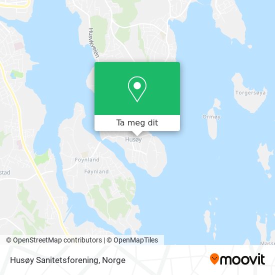 Husøy Sanitetsforening kart