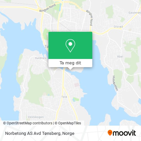 Norbetong AS Avd Tønsberg kart