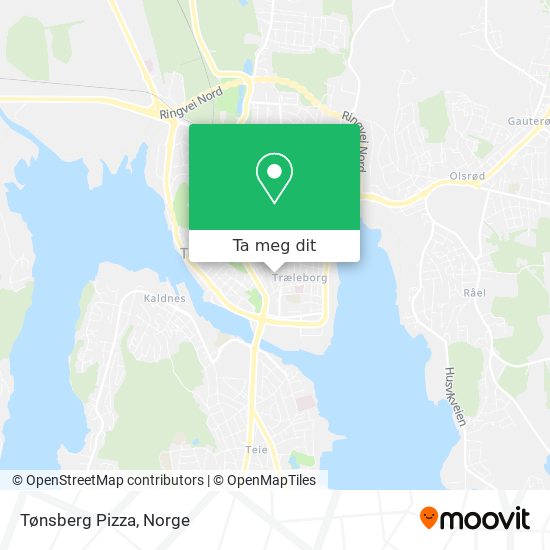 Tønsberg Pizza kart
