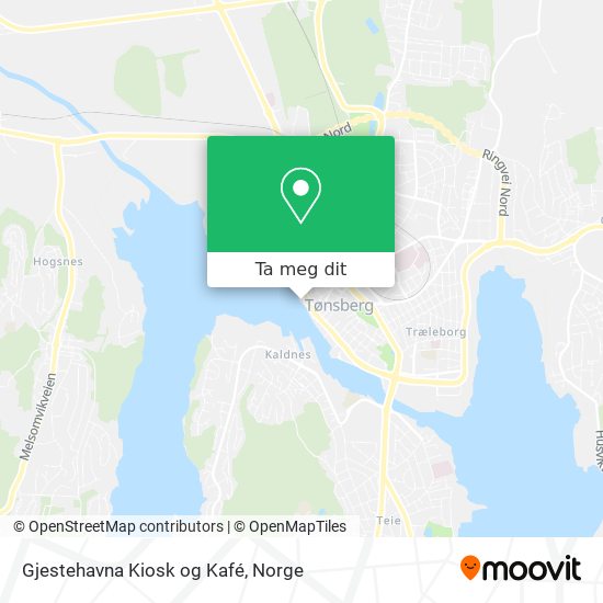 Gjestehavna Kiosk og Kafé kart