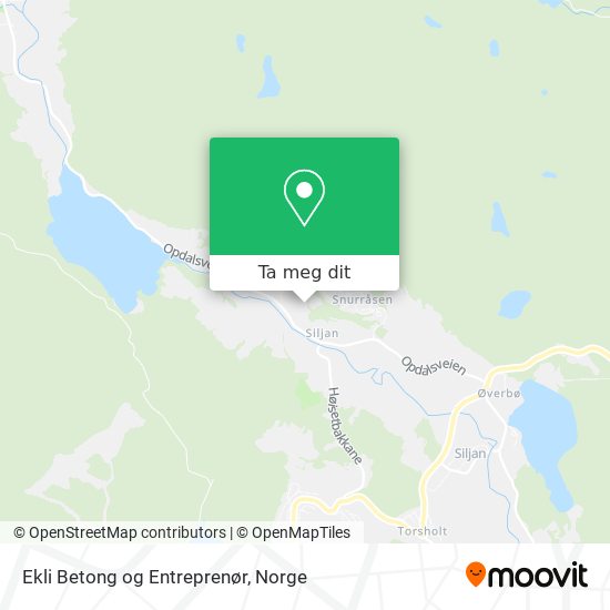 Ekli Betong og Entreprenør kart