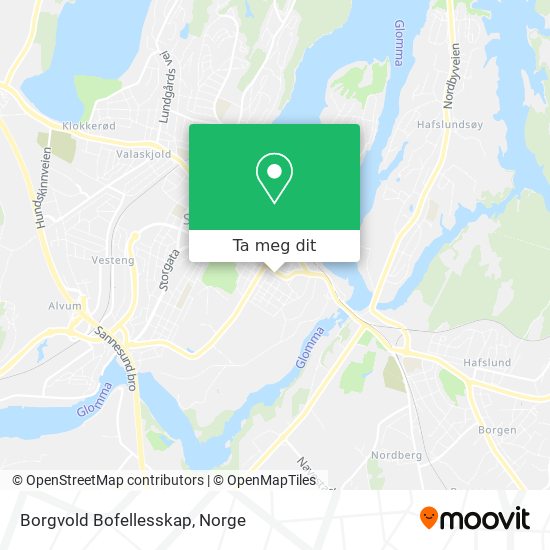 Borgvold Bofellesskap kart
