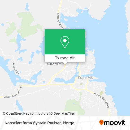 Konsulentfirma Øystein Paulsen kart