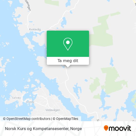 Norsk Kurs og Kompetansesenter kart