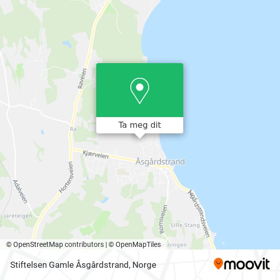 Stiftelsen Gamle Åsgårdstrand kart