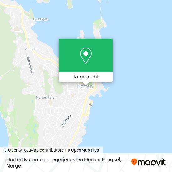 Horten Kommune Legetjenesten Horten Fengsel kart