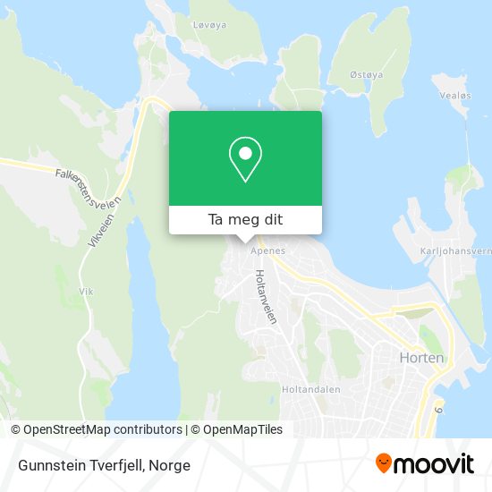 Gunnstein Tverfjell kart