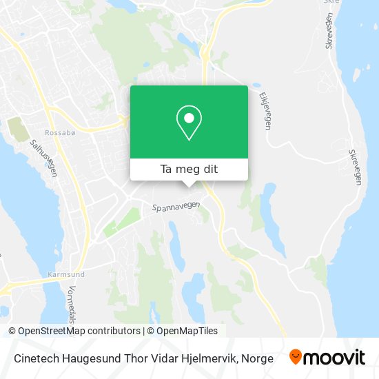 Cinetech Haugesund Thor Vidar Hjelmervik kart
