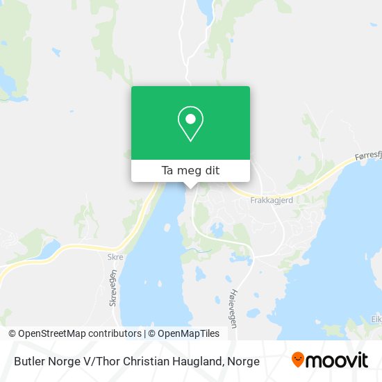 Butler Norge V / Thor Christian Haugland kart