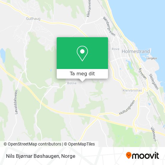 Nils Bjørnar Bøshaugen kart