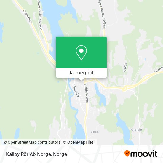 Källby Rör Ab Norge kart