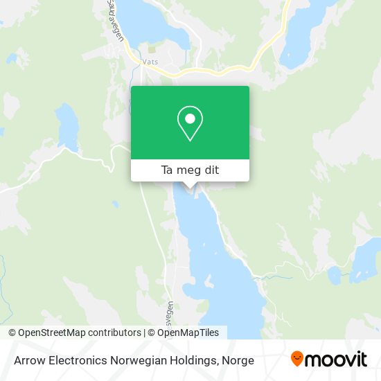 Arrow Electronics Norwegian Holdings kart
